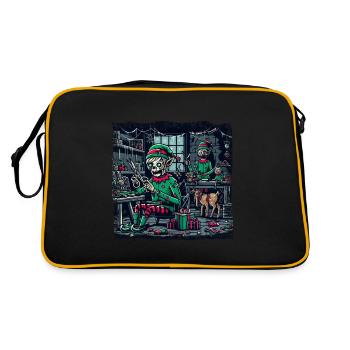 Noël Gnome Gnome Secret Santa Factory Noël - Sac Retro - noir/or - Dos
