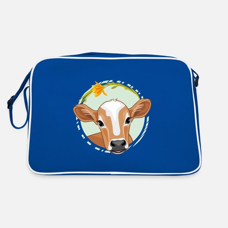 Mignon veau qui jette un coup d’œil Sac Retro