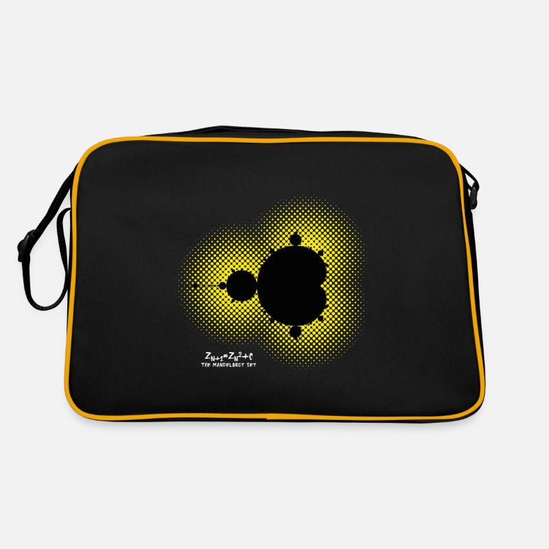 Fractal The Mandelbrot Set Formule de maths sur jaune Sac Retro