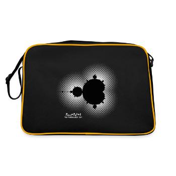 Fraktal The Mandelbrot Set Formule de maths en blanc - Sac Retro - noir/or - Dos