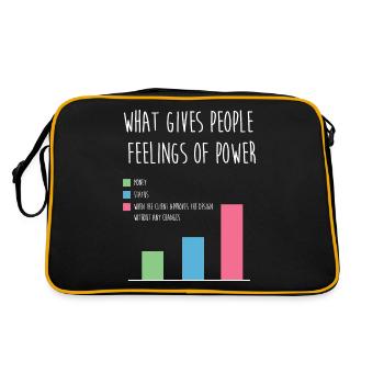 Designer - Sac Retro - noir/or - Dos