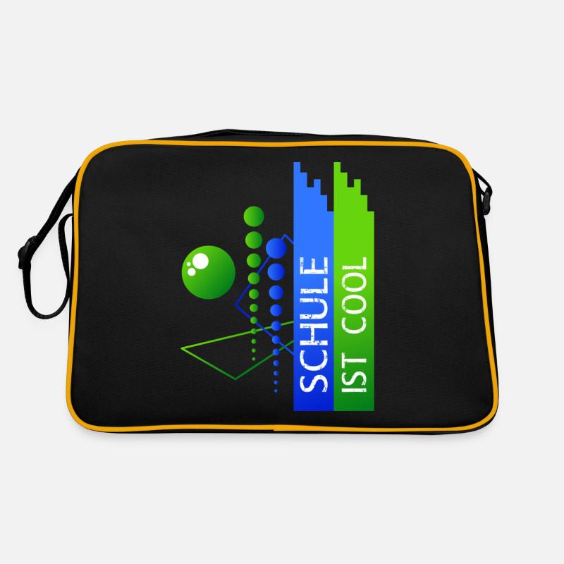 Schule ist cool Retro Tasche