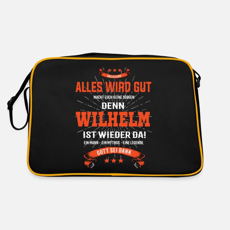 everything will be fine because Wilhelm Is There T-Shirt Retro Bag