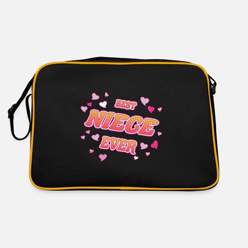Best Niece Ever - beste Nichte der Welt Retro Tasche