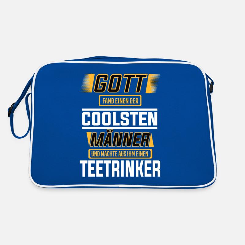 Teetrinker, einer der coolsten Männer der Welt Retro Tasche