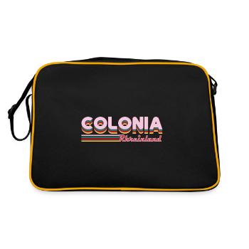 Colonia Rheinland Design pour Cologne & Cologne - Sac Retro - noir/or - Dos