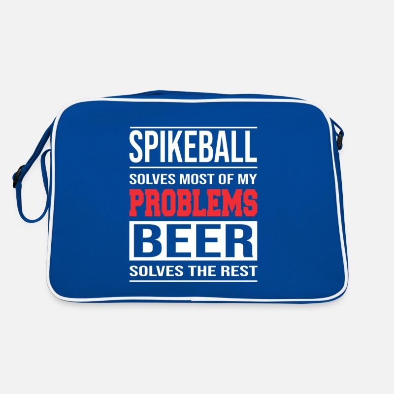 Spikeball solves Most of my Problems Retro Tasche
