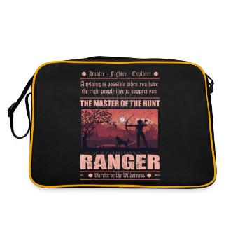 Ranger 2 - Retro Tasche - Schwarz/Gold - Hinten