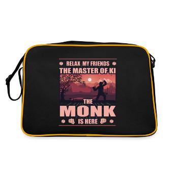 Monk, le maître du Ki, Jeux de rôle - Sac Retro - noir/or - Dos