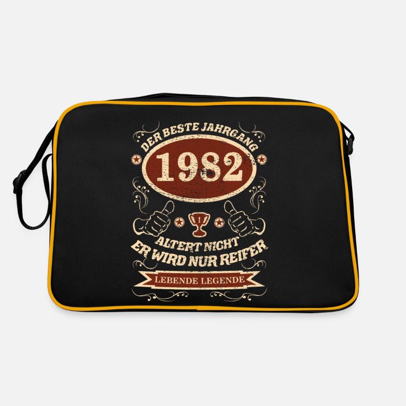 1982 der bester Jahrgang Design Retro Tasche