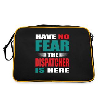 Have no fear the Dispatcher is here - Disponent - Retro Bag - black/gold - Back