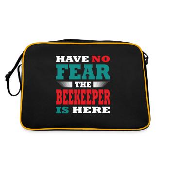 Have no Fear the Beekeeper is here Outfit - Retro Bag - black/gold - Back