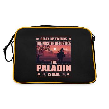 Paladin - Master of Courage: Courage and Honor Combined - Retro Bag - black/gold - Back