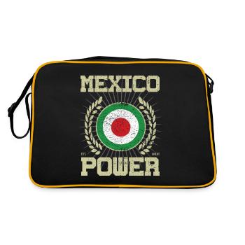 Design cool du Mexique - Sac Retro - noir/or - Dos
