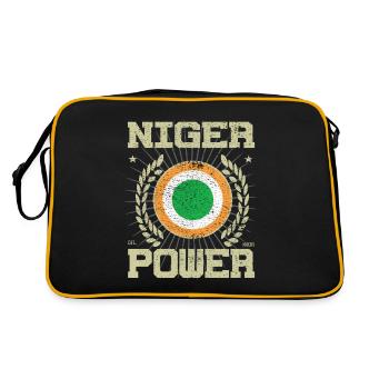 Cool Niger Design - Retro Bag - black/gold - Back