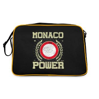 Cool Monaco, Design - Sac Retro - noir/or - Dos