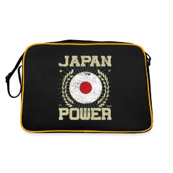 Design japonais cool - Sac Retro - noir/or - Dos