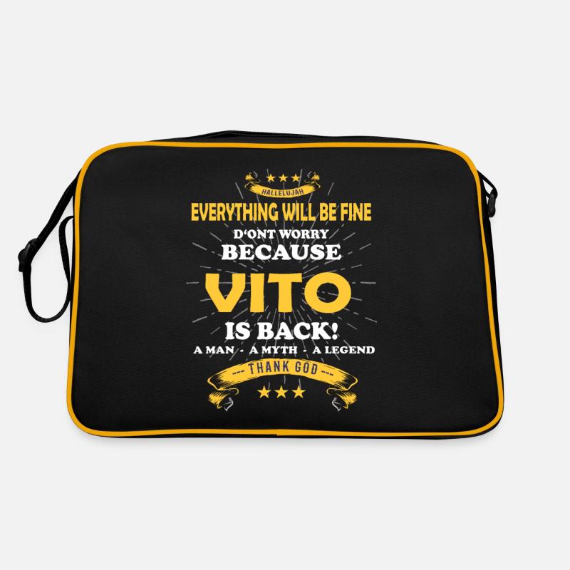 Everything will be fine Vito Is back Retro Tasche