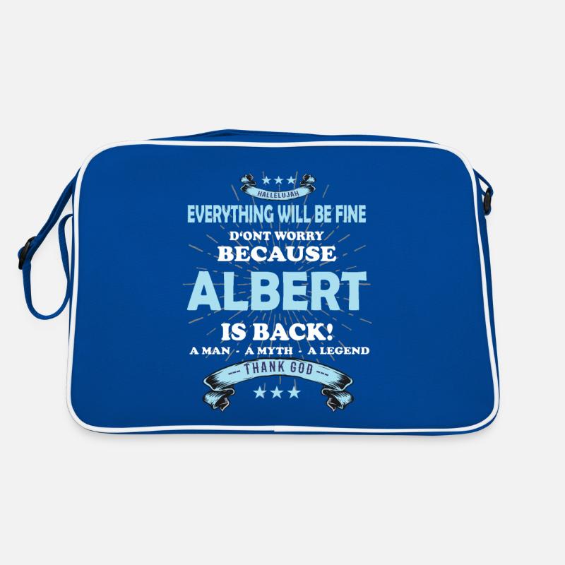 Everything will be fine Albert Is back Retro Bag