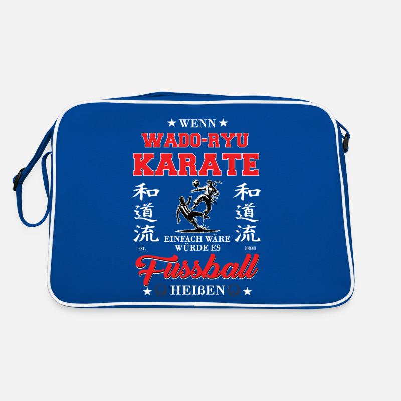Wenn Wado-Ryu Karate einfach wäre Retro Tasche