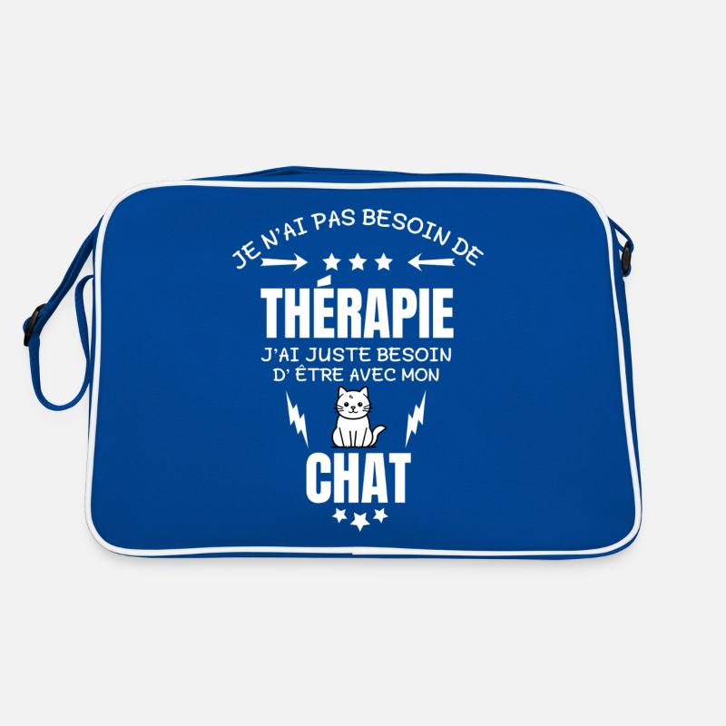 THERAPIE MEINE KATZE Retro Tasche