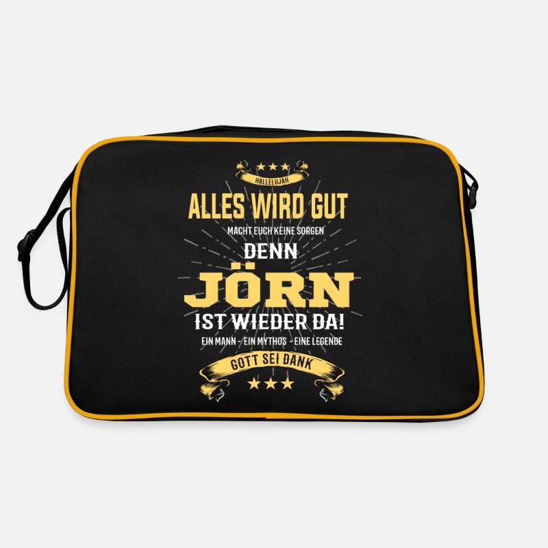 Everything will be alright, because Jörn Ist da Outfit Retro Bag