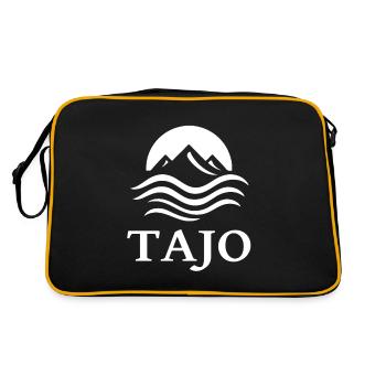 Design cool de la rivière Tage pour le ventilateur des rivières - Sac Retro - noir/or - Dos
