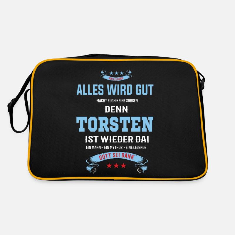 Alles wird gut denn Torsten ist wieder da Retro Tasche