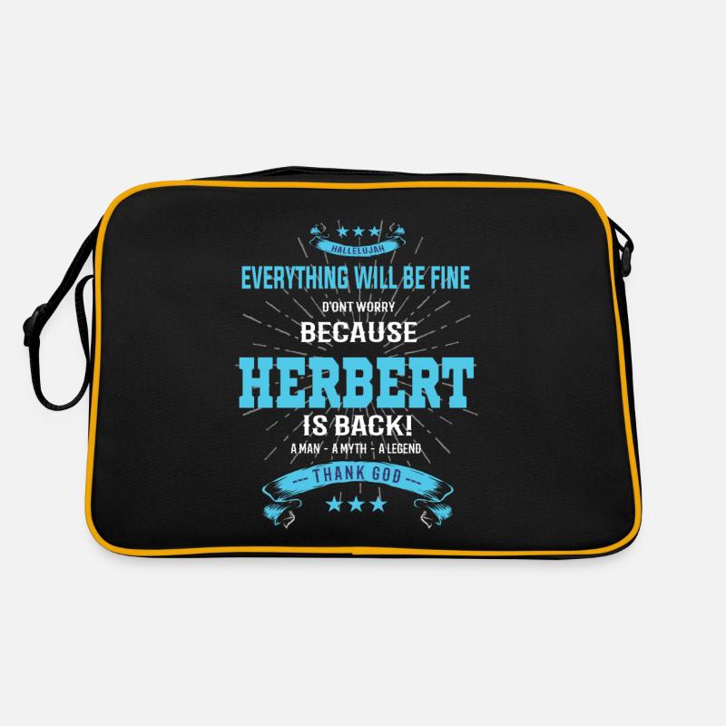 Everything will be fine Herbert Is back Retro Tasche