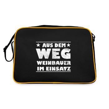 Hors du chemin Les vignerons en action Design - Sac Retro - noir/or - Dos