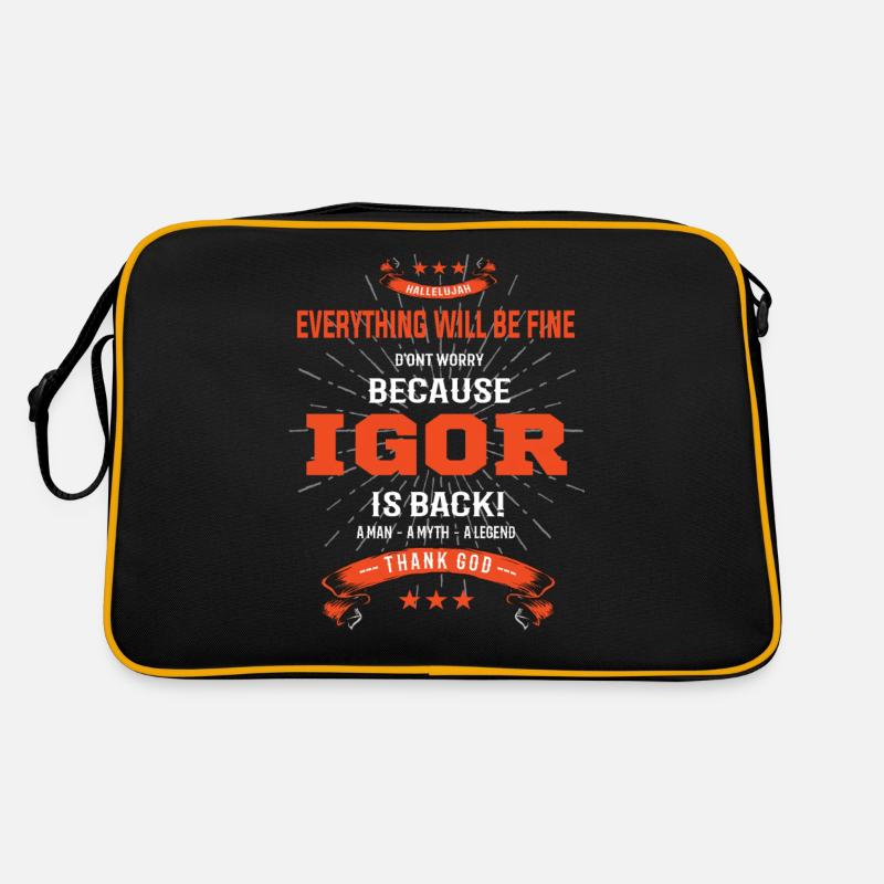 Everything will be fine Igor Is back Retro Tasche