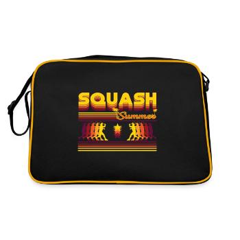 Design d’été rétro de courge - Sac Retro - noir/or - Dos