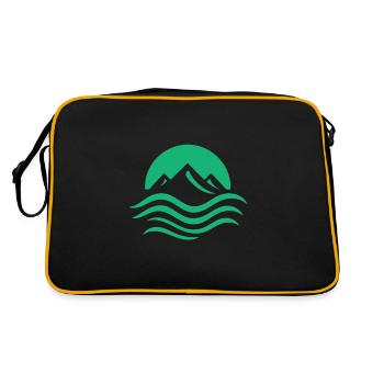 Création de logo pour la protection de l’environnement et la nature - Sac Retro - noir/or - Dos