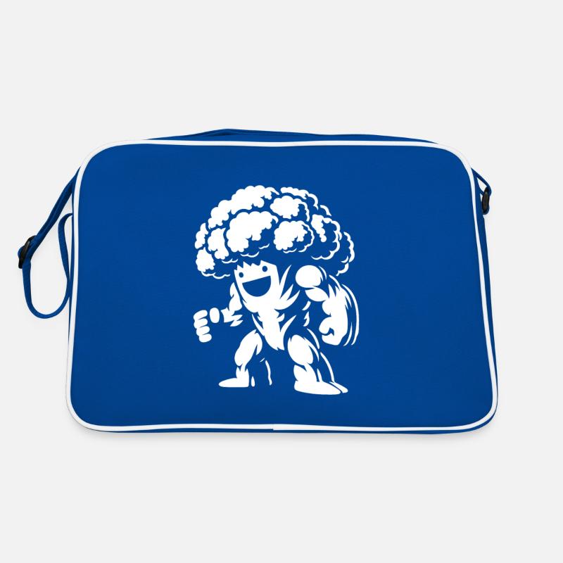 Blumenkohl - Starkes Gemüse Design Retro Tasche