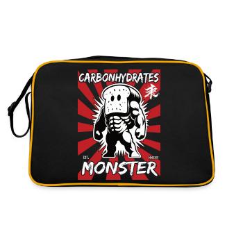 Carbohydrate Monster - Glucides amusants - Sac Retro - noir/or - Dos