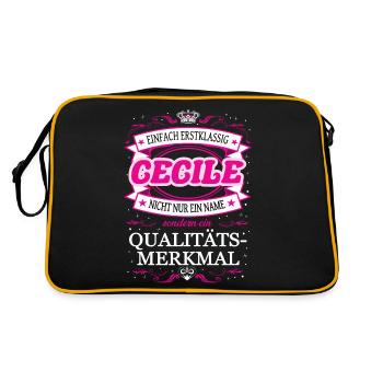 Quality feature Cecile simply Top notch Outfit - Retro Bag - black/gold - Back