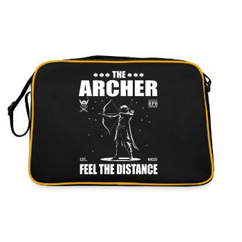 Der Bogenschütze - The Archer, feel the distance - Retro Bag - black/gold - Back