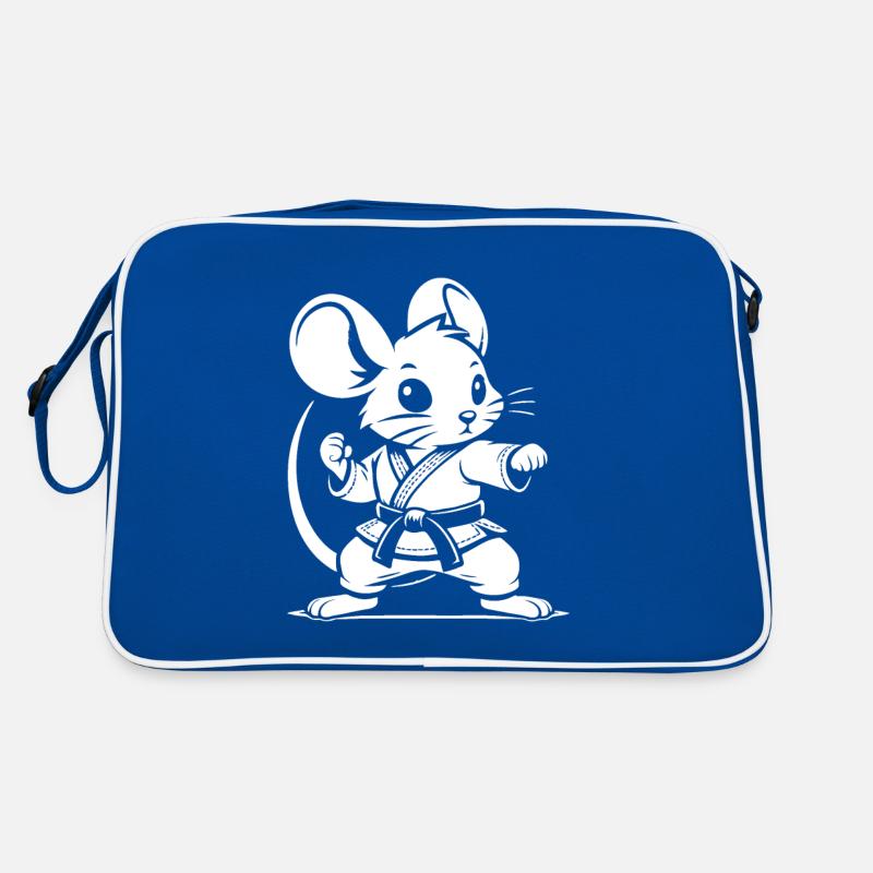 Martial Arts Mouse Small, but mighty! Mice Fan Design Retro Bag