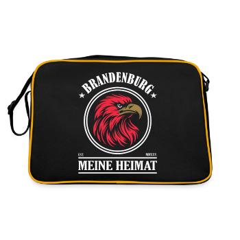 Brandebourg – Ma maison - Sac Retro - noir/or - Dos