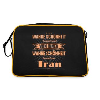La vraie beauté vient d’Iran Design - Sac Retro - noir/or - Dos