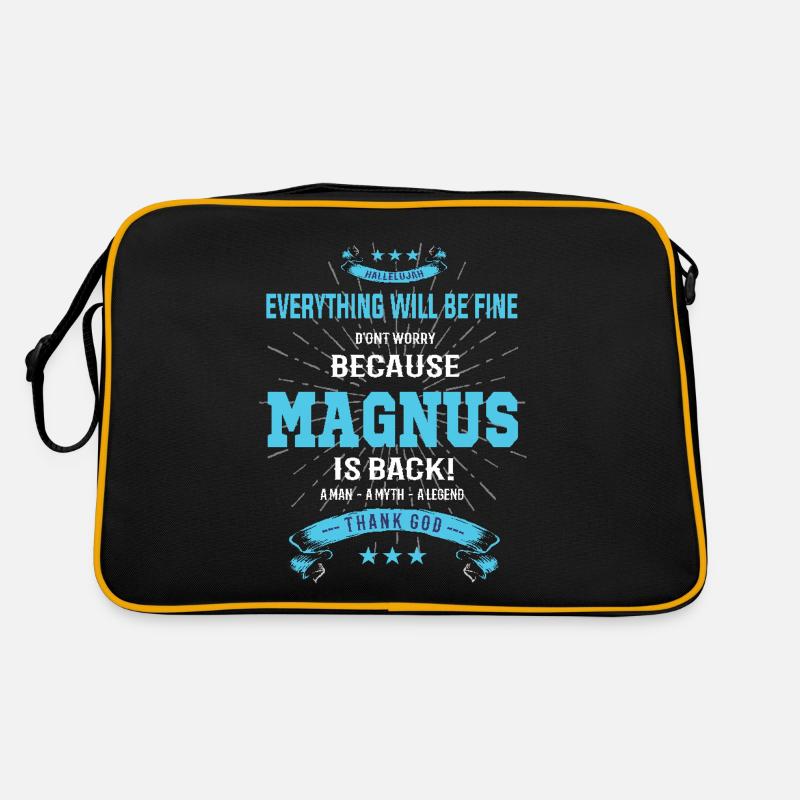 Everything will be fine Magnus Is back Retro Tasche