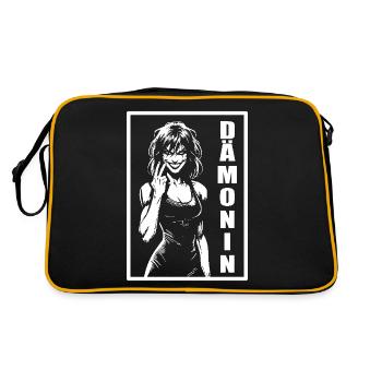 Demon - For the evil and mysterious woman - Retro Bag - black/gold - Back