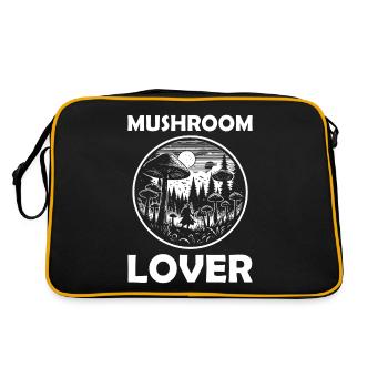 Amateurs de champignons – Un incontournable pour les cueilleurs de champignons - Sac Retro - noir/or - Dos