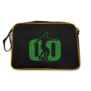 Soccer sport Soccer Soccer Pitch NO.00 - Retro Bag - black/gold - Back
