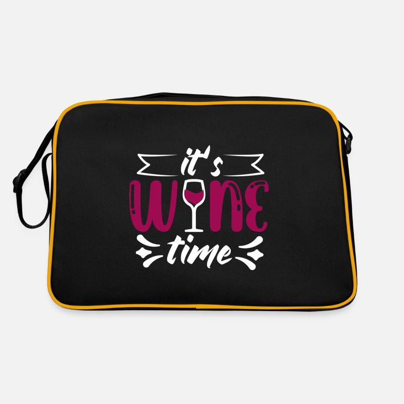 Wein Liebhaber Tasting Winzer Sommelier Retro Tasche