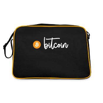 Bitcoin - Sac Retro - noir/or - Dos