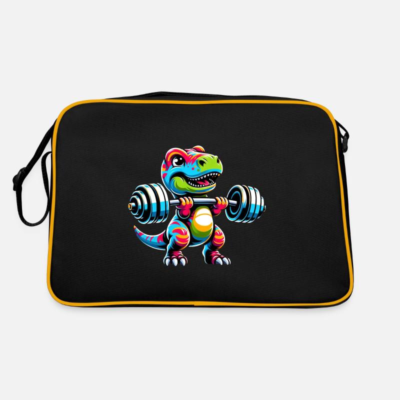Trex Dinosaur Dumbbells Dumbbells Lifting Dumbbell Retro Bag