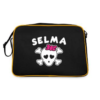 Pirate Selma Design for Girls and Women - Retro Bag - black/gold - Back