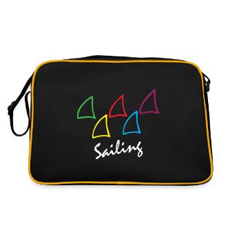 Sailing - Retro Bag - black/gold - Back