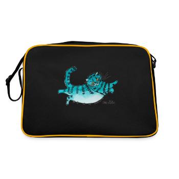 bleu Fluffy - Sac Retro - noir/or - Dos